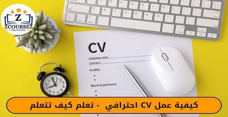 كيفية عمل CV احترافي 2023 - تعلم كيف تتعلم