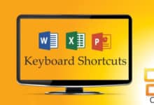 اختصارات برامج الأوفيس